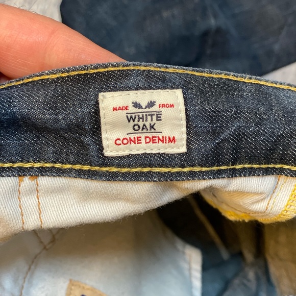 Tellason White Oak Cone Selvedge Jeans - 33x24.5 - Picture 5 of 9